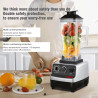 Liquidificador BALASHOV 2000W para serviços pesados: Smoothies, sucos e muito mais